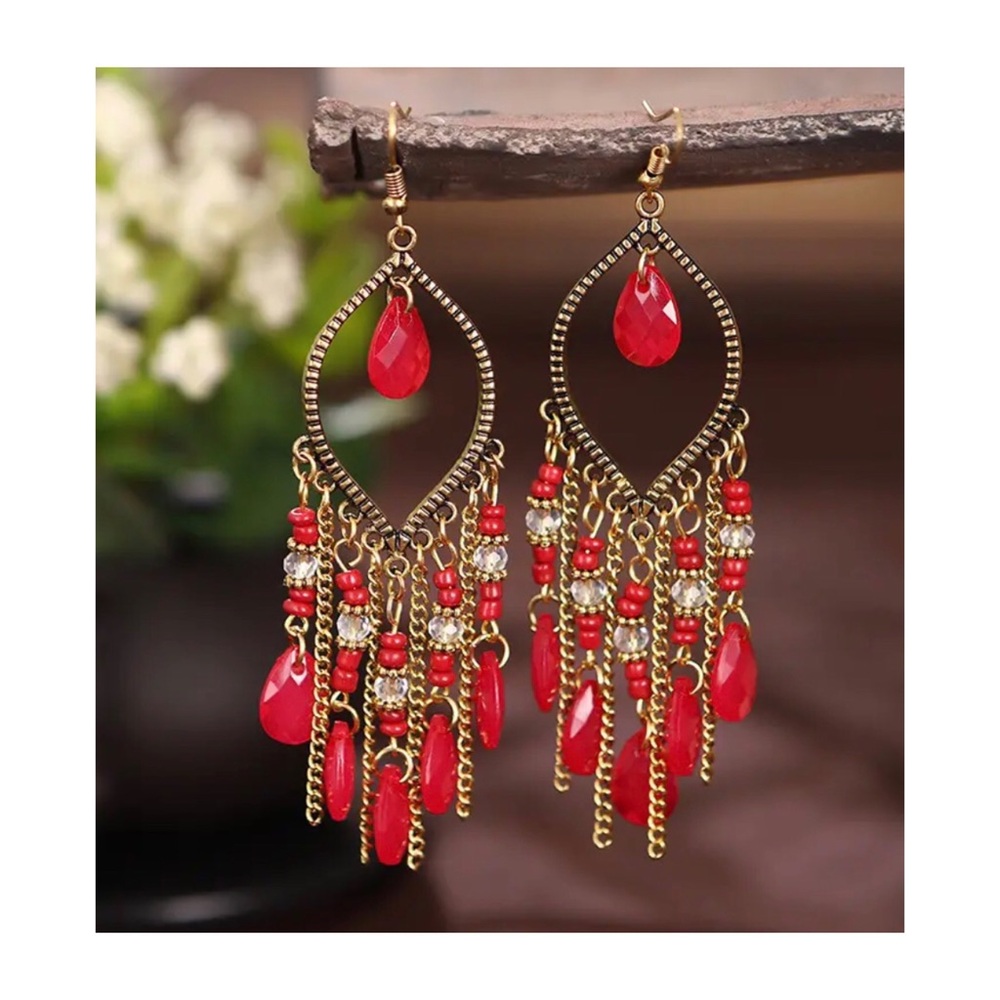 WATERDROP DANGLE EARRINGS